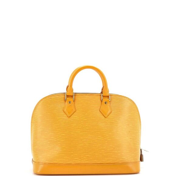 Louis Vuitton Vintage Alma Handbag Epi Leather PM Yellow - Picture 3 of 10